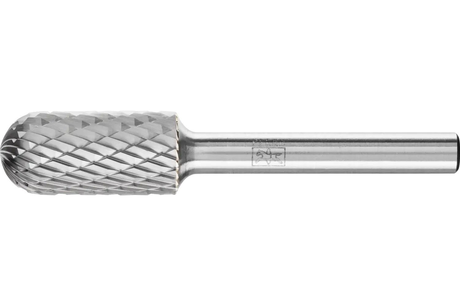 Picture of Pferd Carbide Bur SC-5 Cylindrical Radius End Double Cut 1/2" x 1" x 1/4" Shank